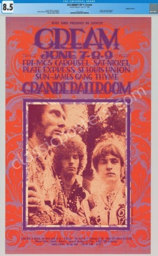 Attractive Paisley Cream Grande Ballroom Poster