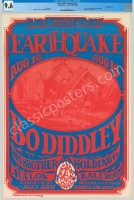 Very Nice Certified Original FD-21 Earthquake Poster