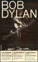 Striking Triple Venue 1965 Bob Dylan Poster