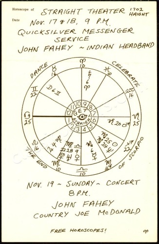 Straight Theater Horoscope Handbill