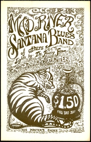 Popular AOR 2.218 Santana Handbill