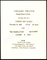 Straight Theater Stoned New Year Handbill