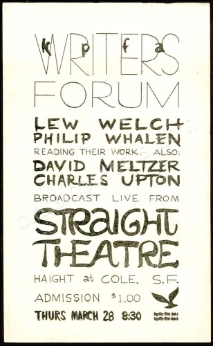 Large Writers Forum Handbill