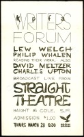 Large Writers Forum Handbill