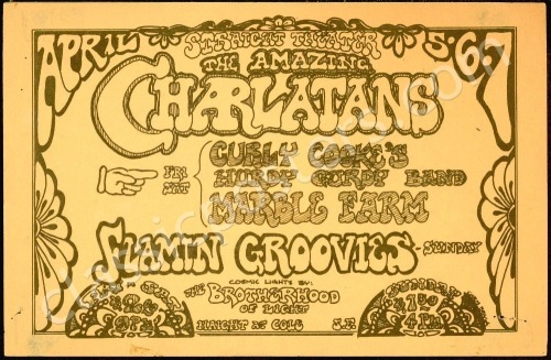 Scarce The Charlatans Straight Theater Handbill