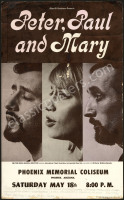 1968 Peter Paul and Mary Arizona Poster