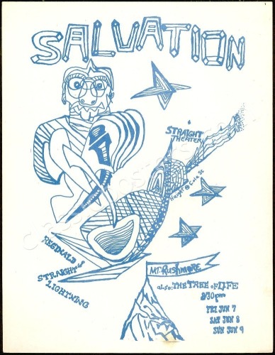 A Second Straight Theater Salvation Handbill