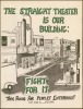 Straight Theater is Our Building Poster