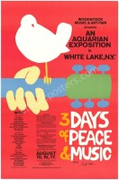 Mint Signed Large Woodstock Poster