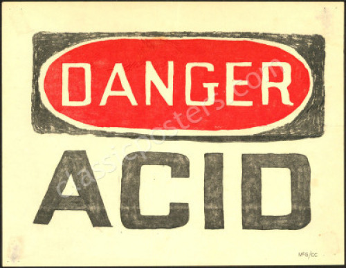 Rare "Danger Acid" Sign