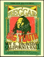 1975 California Hall Reggae Handbill