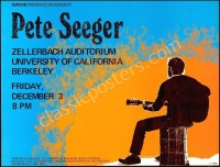 Colorful Pete Seger Berkeley Poster