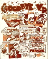 Scarce 1971 Goodbye V.D. The Fillmore Poster