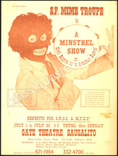 1965 San Francisco Mime Troupe Poster