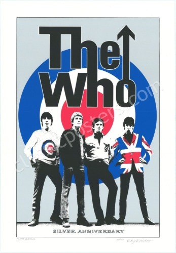 Signed The Who 25th Anniversary Poster