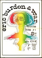 Colorful Eric Burdon & War Poster