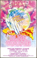 Colorful Alice Cooper Portland Poster