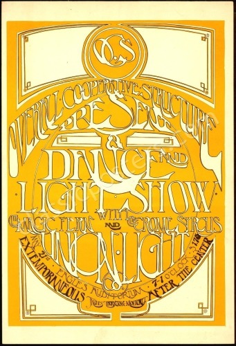Elusive 1967 Eagles Auditorium Poster