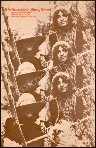 Incredible String Band Boston Tea Party Poster