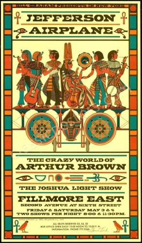 Grace Slick-Signed FE-6 The Fillmore East Poster