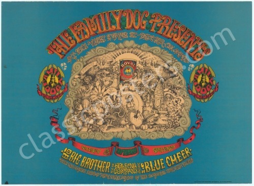 Scarce Large FD-79 Denver Dog Poster