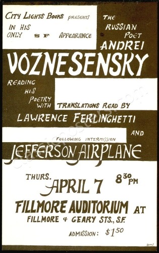 AOR 2.77 Jefferson Airplane Handbill