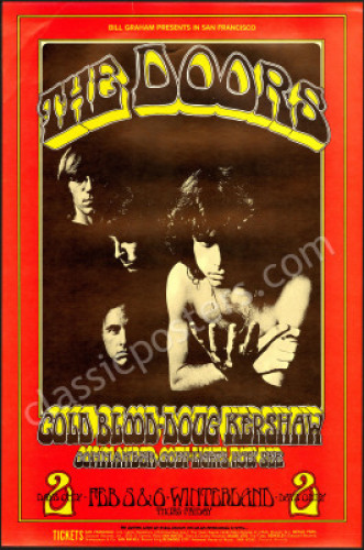 Original BG-219 The Doors Poster