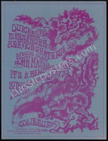 Scarce 1970 Grateful Dead Houston Handbill