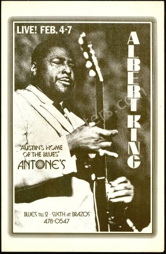 Attractive Albert King Antone&rsquo;s Poster