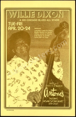 Scarce Willie Dixon Antone&rsquo;s Poster