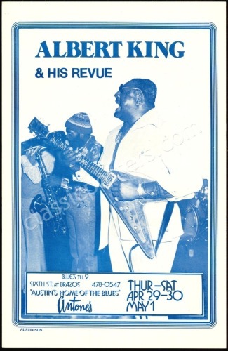 Near Mint Albert King Antone&rsquo;s Poster