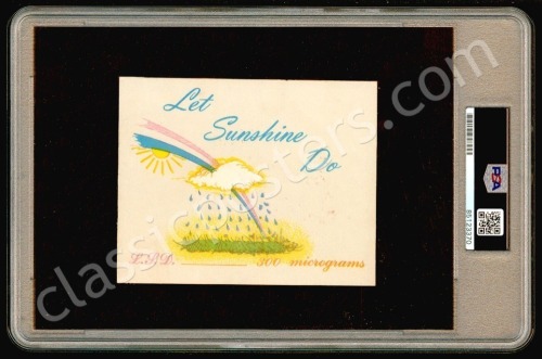 Brotherhood of Eternal Love LSD Distribution Card