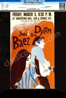 Rare AOR 1.101 Bob Dylan Handbill With Venue