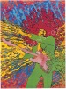 Stunning Jimi Hendrix Explosion Poster
