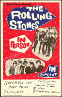 Rare 1964 Rolling Stones Dayton Poster - First Auction Appearance