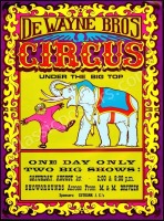 DeWayne Circus Poster, Progressives, Overlays, and Art