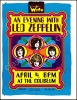 Rare Uncut Led Zeppelin Poster, Original Art, and Overlays