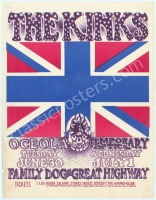 Scarce Kinks Family Dog Great Highway Poster