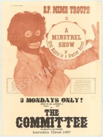 Scarce San Francisco Mime Troup Poster