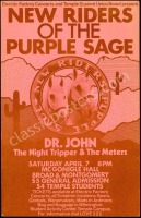 The New Riders of the Purple Sage Pittsburgh Poster