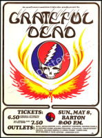 Desirable Original 1977 Grateful Dead Barton Hall Poster