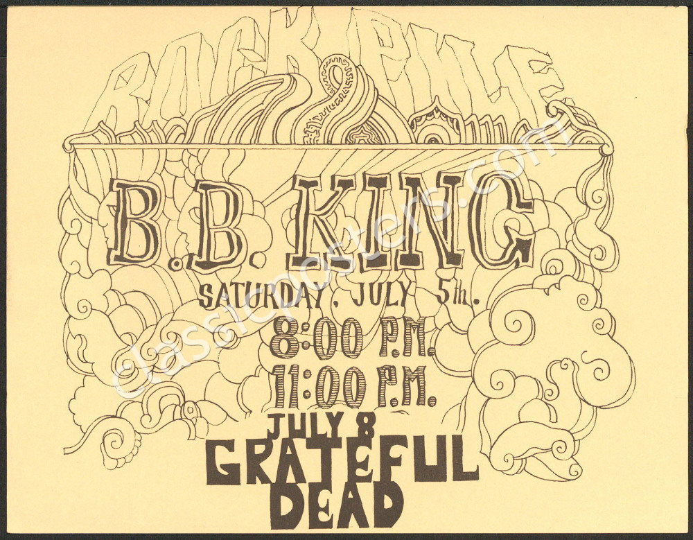 Rare Grateful Dead Toronto Handbill