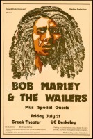 Popular Bob Marley Berkeley Poster