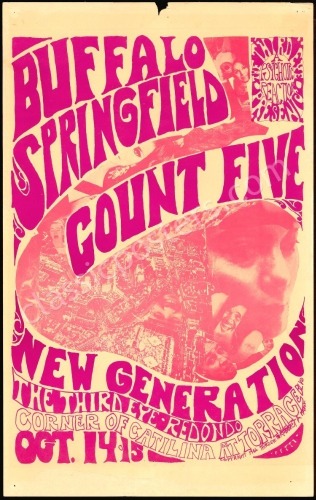 Rare Third Eye Buffalo Springfield Poster
