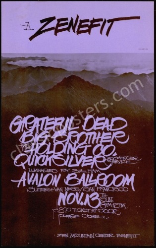 Scarce AOR 2.81 Zenefit Poster