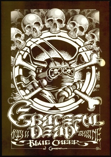 "Original" 1968 Grateful Dead Shrine Poster