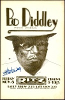 Bo Diddley-Signed Austin, Texas Poster