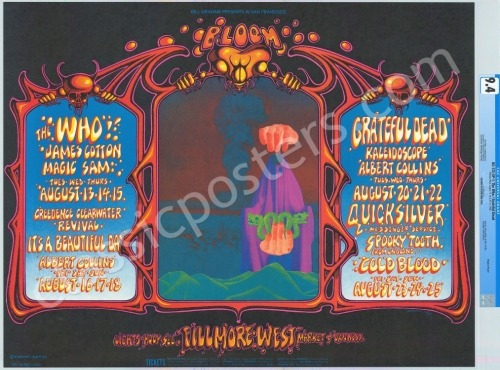 Gorgeous Certified BG-133 The Fillmore Poster