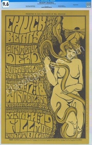 Wonderful Original BG-55 Grateful Dead Poster
