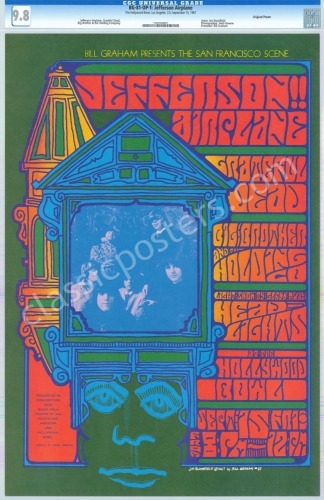 Rare Original Certified BG-81 Hollywood Bowl Poster